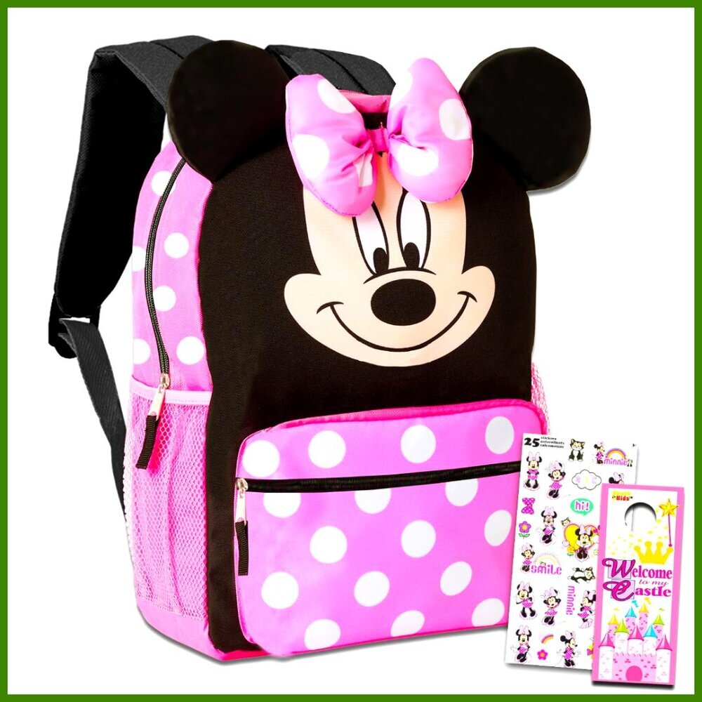 Polyester Backpack with Adjustable Straps and Mesh Pockets